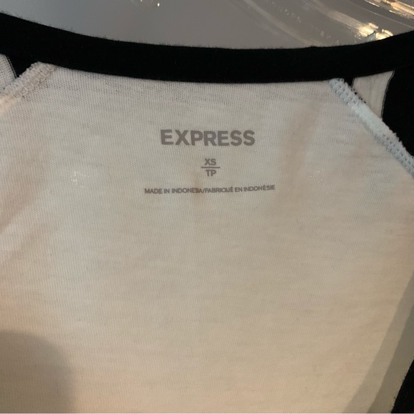 Express 3/4 Sleeve Cotton Blend Shirt - Picture 5 of 6